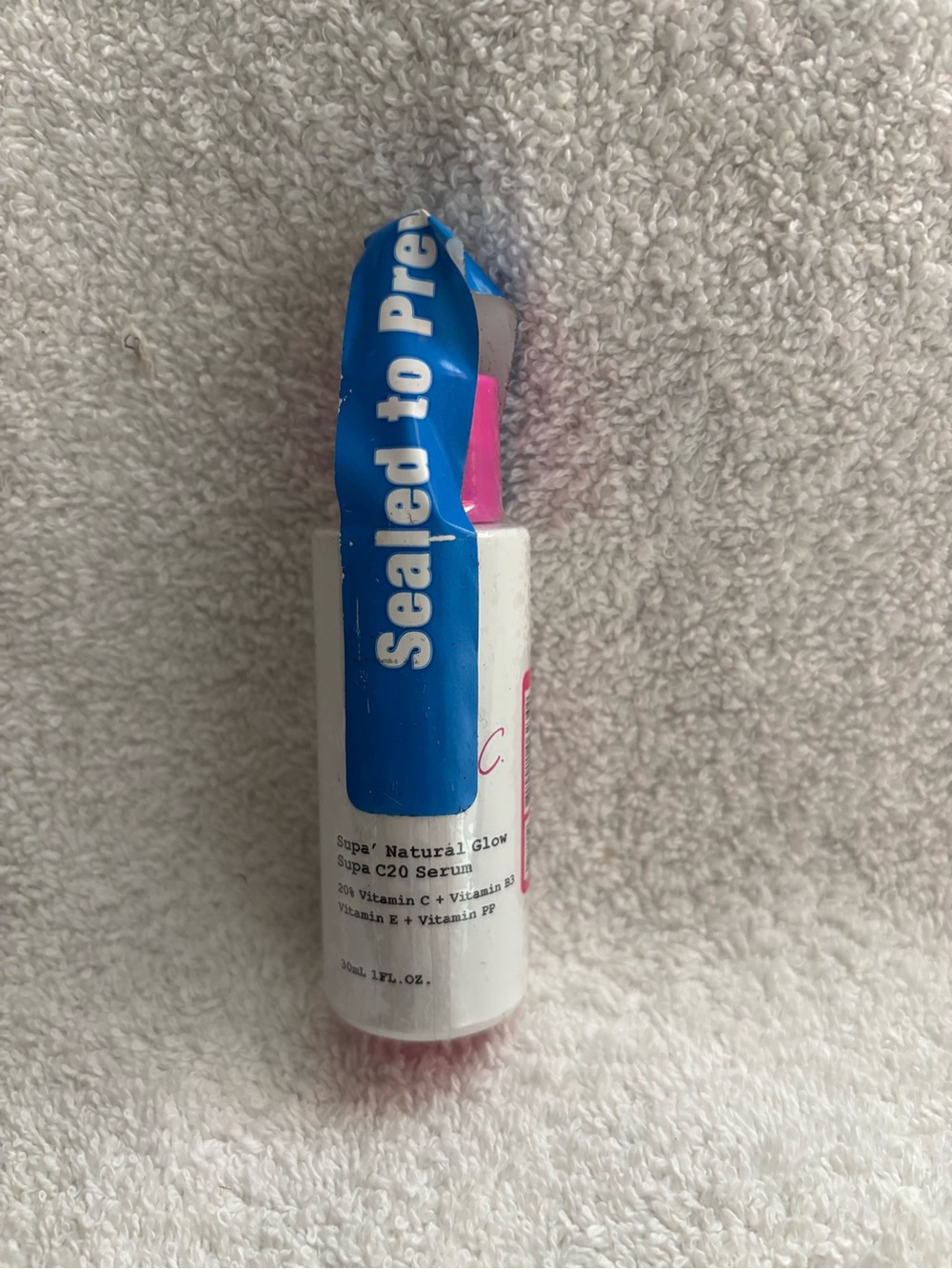 New UOMA beauty supa natural glo supa C20 serum